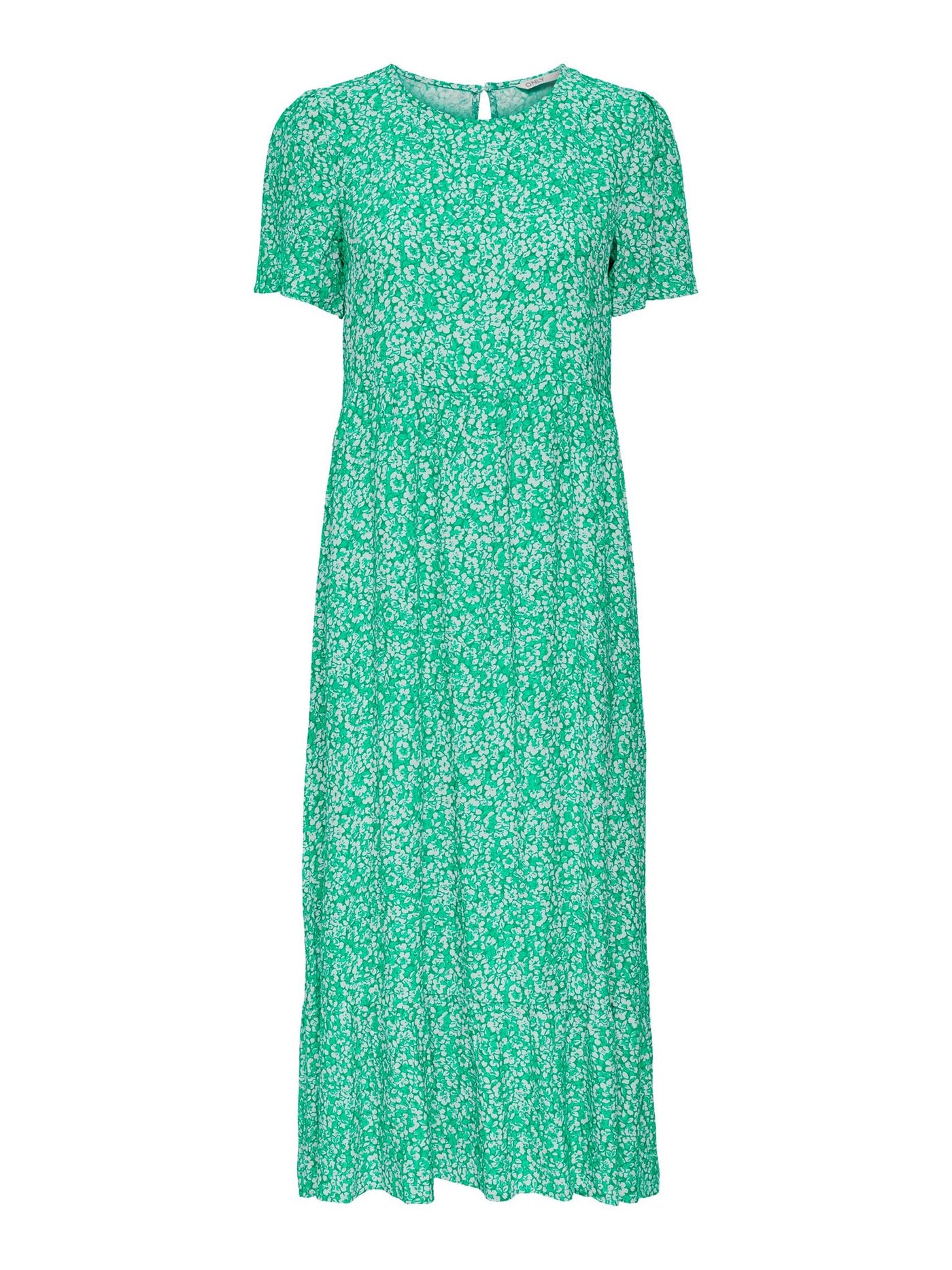 Malle Midi Dress - Floral Green - ONLY - Green