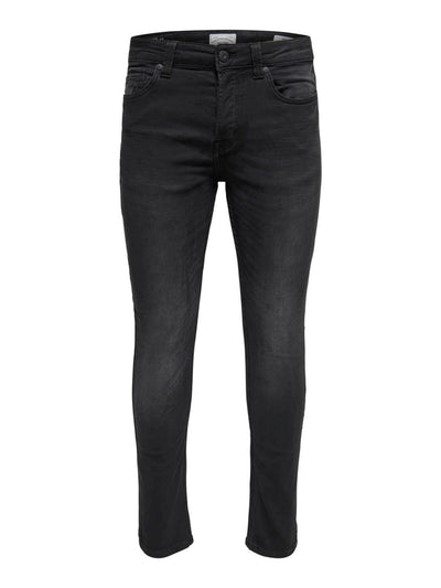 Loom Jog Jeans - Denim Black - Only & Sons - Black