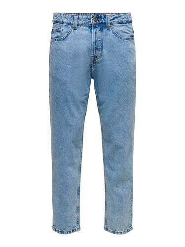 Avi Jeans - Blue Denim - Only & Sons - White