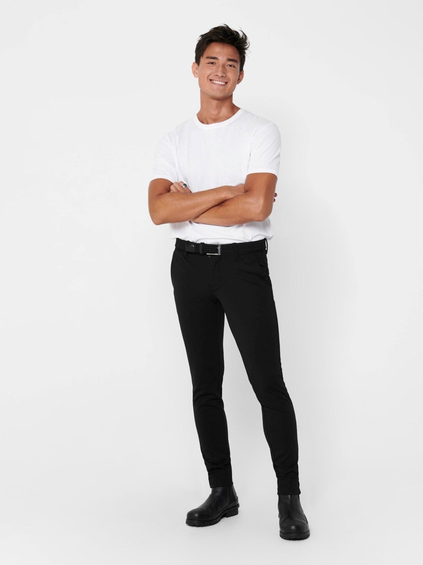 Mark Pants - Black (stretch pants) - Only & Sons - Black 5