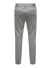 Load image into Gallery viewer, Mark Pants - Light Gray Striped - Only &amp; Sons - Grey 2
