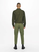 Load image into Gallery viewer, Avi Beam Chino Twill Pants - Olive Night - Only &amp; Sons - Green 4
