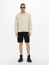 Carregar imagem no visualizador da galeria, Linus Linen Shorts - Black - Only &amp; Sons - Black 4
