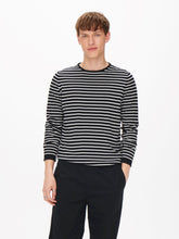 Load image into Gallery viewer, Coby Striped Knit - Dark Navy - Only &amp; Sons - Blue
