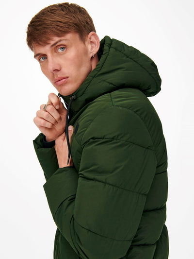 Melvin Puffer Jacket - Rosin - Only & Sons - Green 3