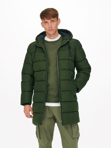 Melvin Puffer Jacket - Rosin - Only & Sons - Green