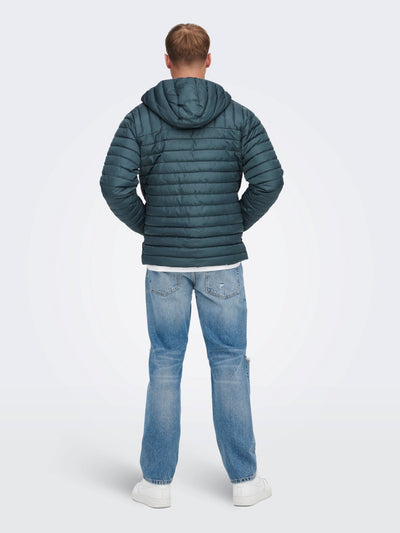 Piet Hood Quilted jacket - Dark Slate - Only & Sons - Blue 5