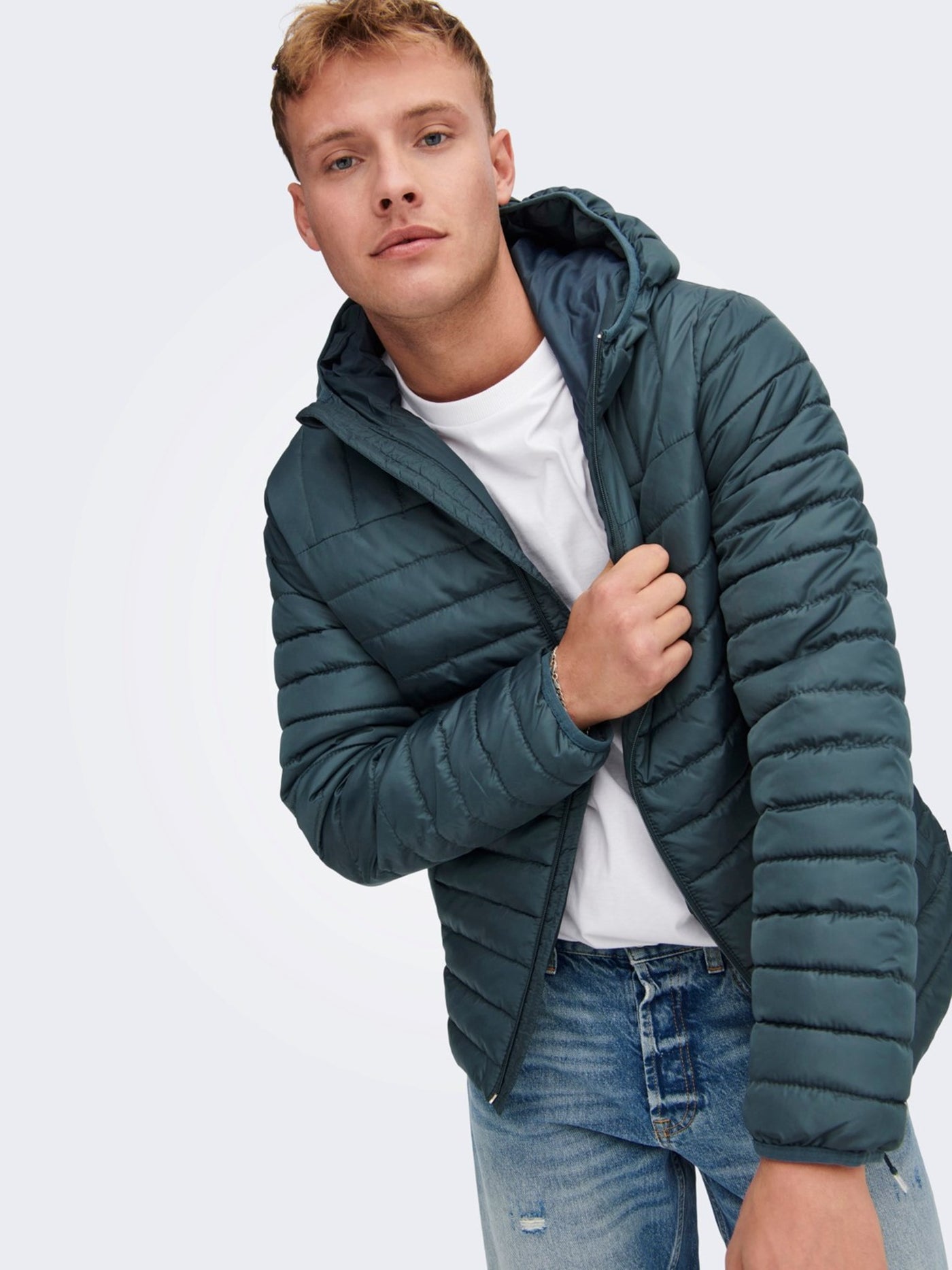 Piet Hood Quilted jacket - Dark Slate - Only & Sons - Blue 2