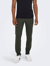 Load image into Gallery viewer, Mark Pants - Olive Night - Only &amp; Sons - Green
