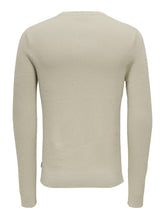 Load image into Gallery viewer, Phil Knit Pullover - Silver Lining - Only &amp; Sons - Khaki 6
