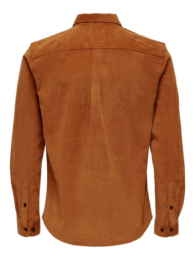 Terry Shirt - Leather Brown - Only & Sons - Brown 2