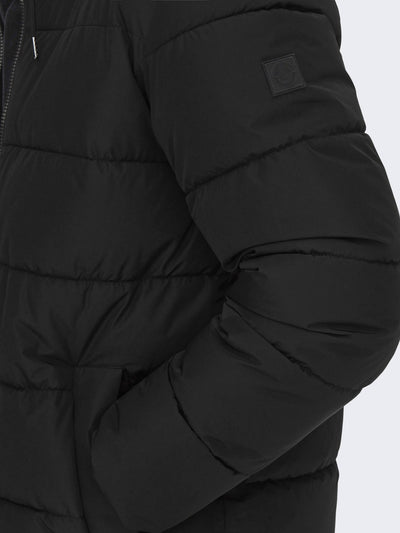 Melvin Puffer Jacket - Black - Only & Sons - Black 6