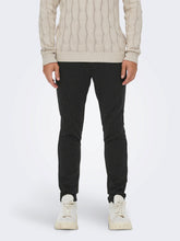 Load image into Gallery viewer, Mark Twill Line Pants - Black - Only &amp; Sons - Black
