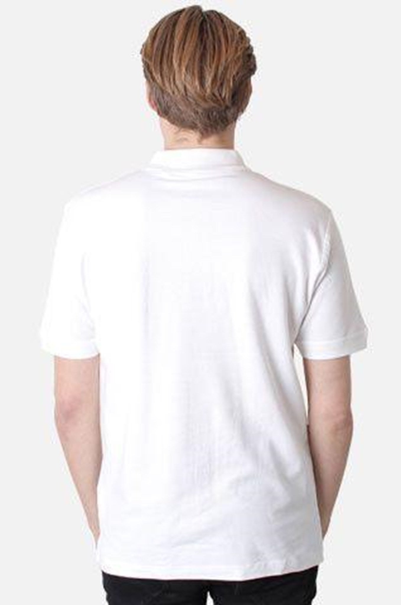 Oversized Polo - White - TeeShoppen - White 3