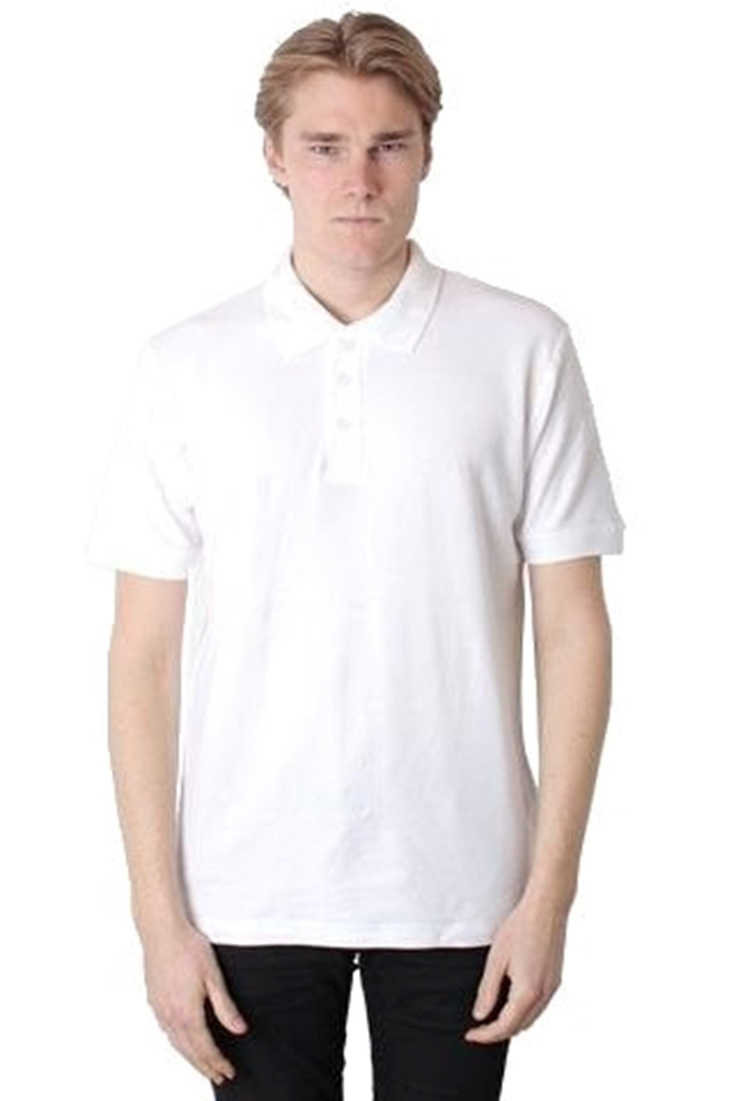 Oversized Polo - White - TeeShoppen - White