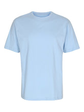 Load image into Gallery viewer, Oversized t-shirt - Light Blue (Women) - TeeShoppen - Blue 5
