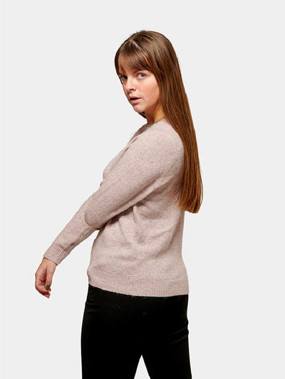 Soft Doffy knit - Wood rose melange - Vero Moda - Pink 5