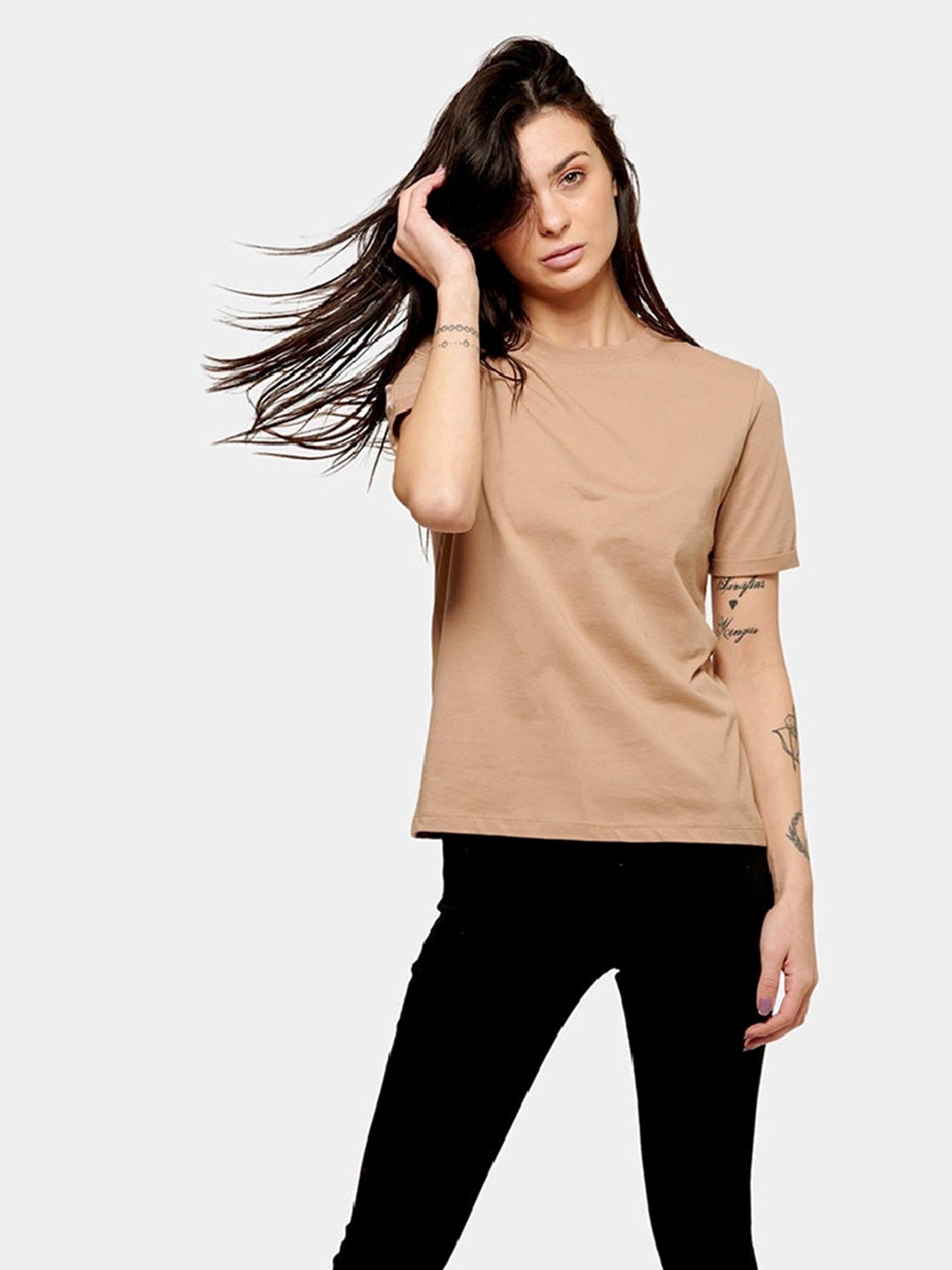 Boyfriend Tee - Sand - TeeShoppen - Khaki 3