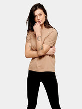 Load image into Gallery viewer, Boyfriend Tee - Sand - TeeShoppen - Khaki 4
