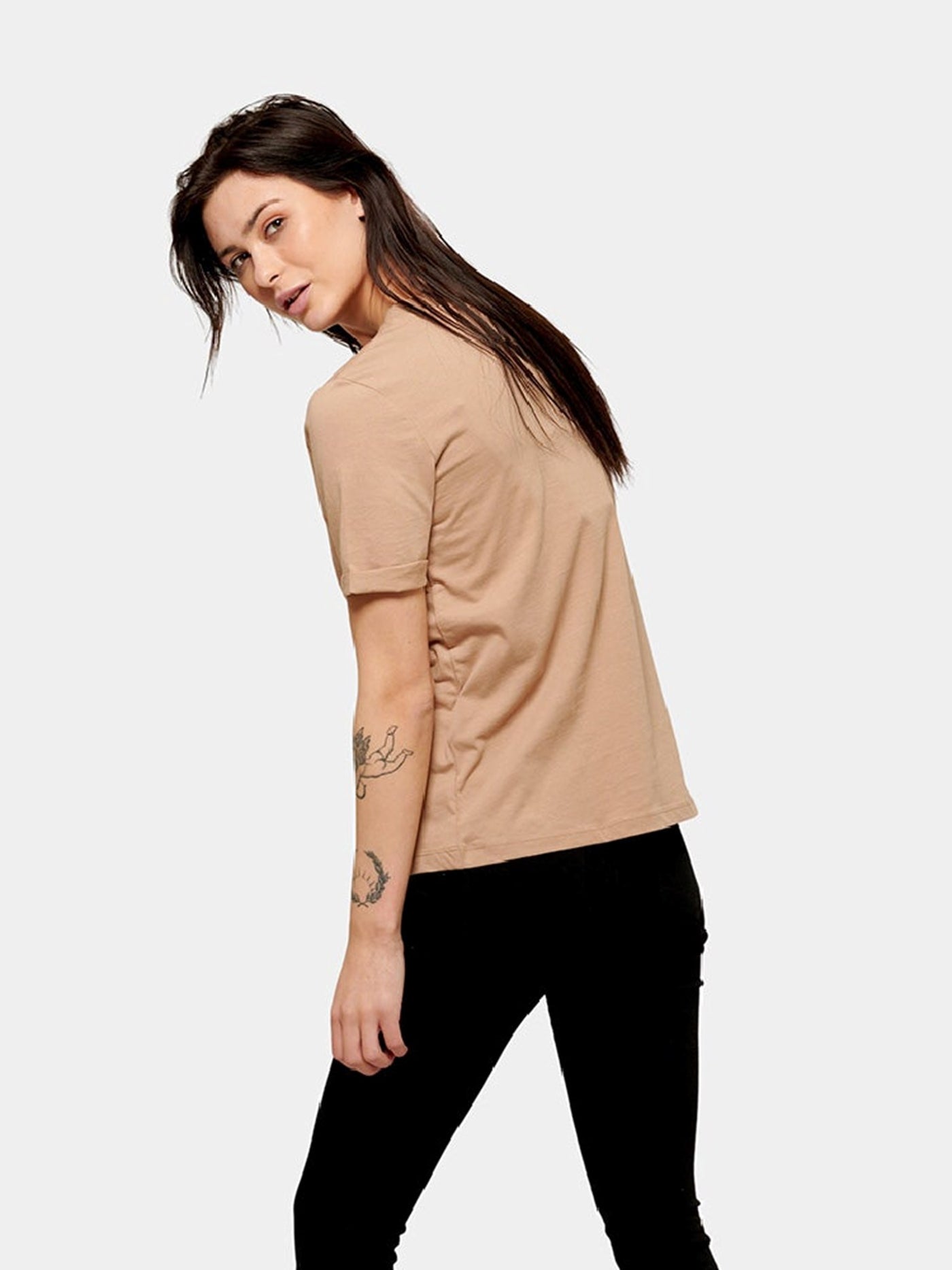 Boyfriend Tee - Sand - TeeShoppen - Khaki 8