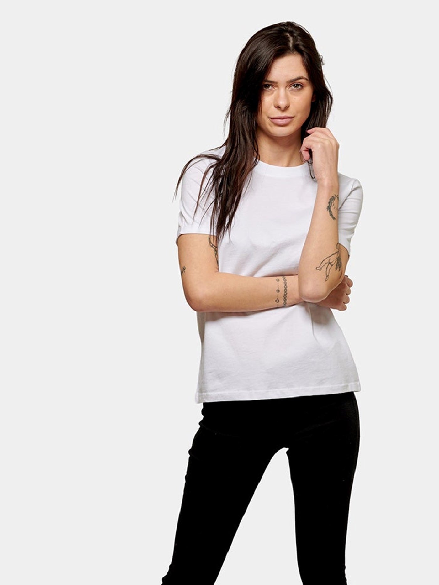 Boyfriend Tee - White - TeeShoppen - White 2