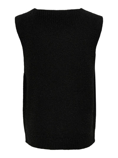 Paris V-neck Dress - Black - Kids Only - Black 2