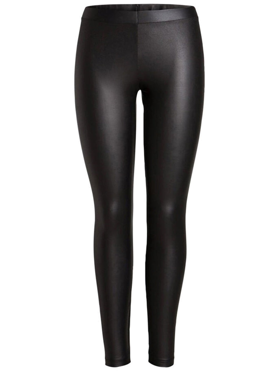 Shiny leggings - Black - PIECES - Black