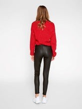 Carregar imagem no visualizador da galeria, Shiny leggings - Black - PIECES - Black 4
