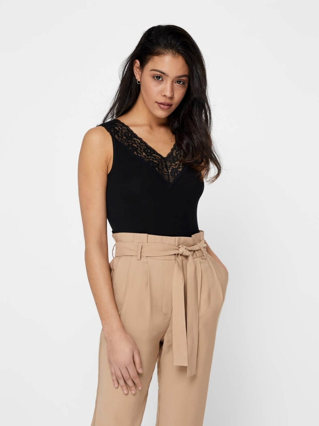 PCSIRI sl top - Black - PIECES - Black