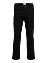 Carica l&#39;immagine nel visualizzatore di Gallery, Miles Flex chino pant - Black (organic cotton) - Selected Homme - Black 2
