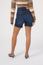 Load image into Gallery viewer, The Original Performance Denim Shorts - Dark Blue Denim - TeeShoppen - Blue 2
