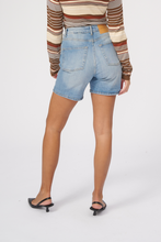 Load image into Gallery viewer, The Original Performance Performance Denim Shorts - Medium Blue Denim (Woman) - TeeShoppen - Blue 2
