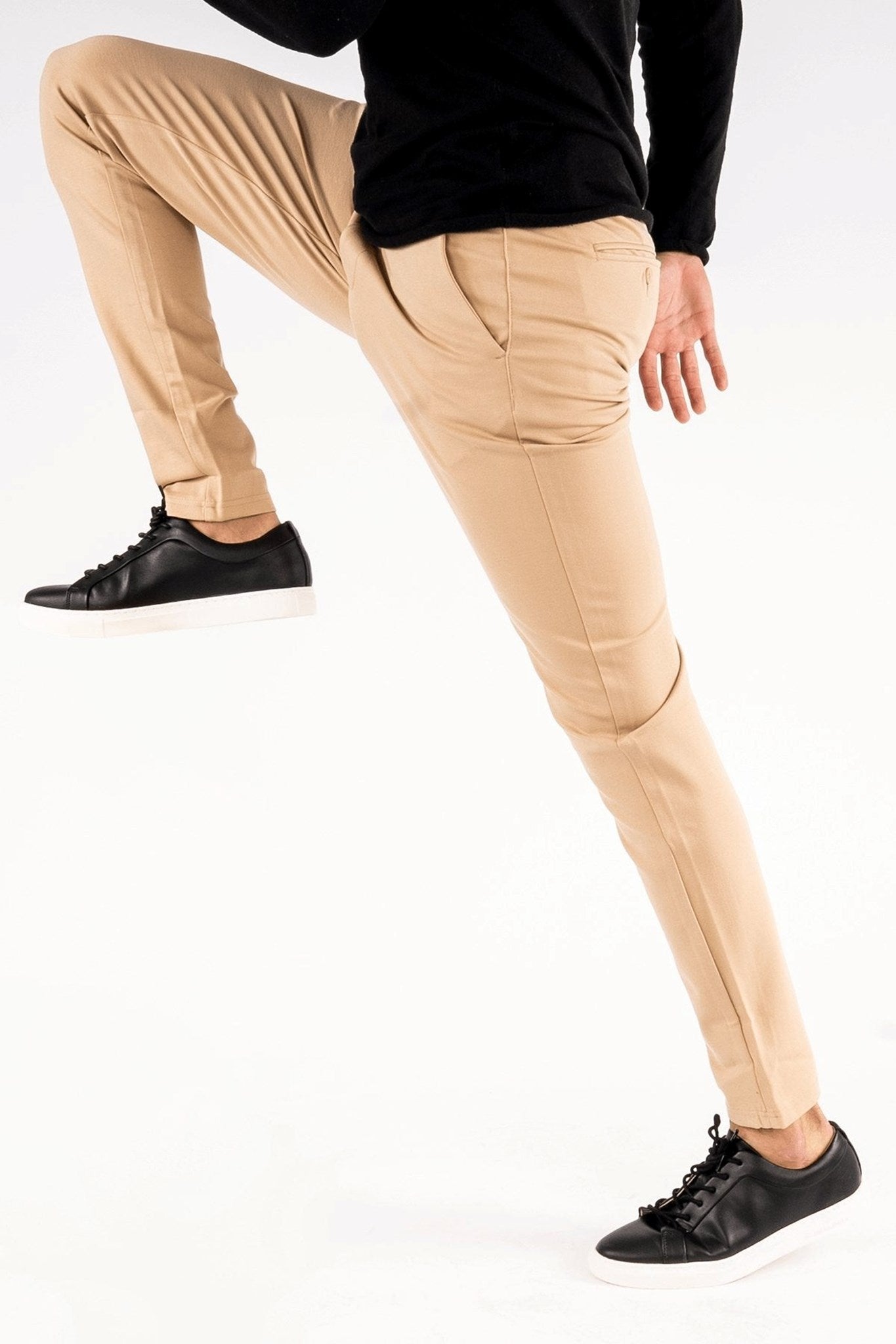 Performance Jog Pants - Beige - TeeShoppen - Khaki