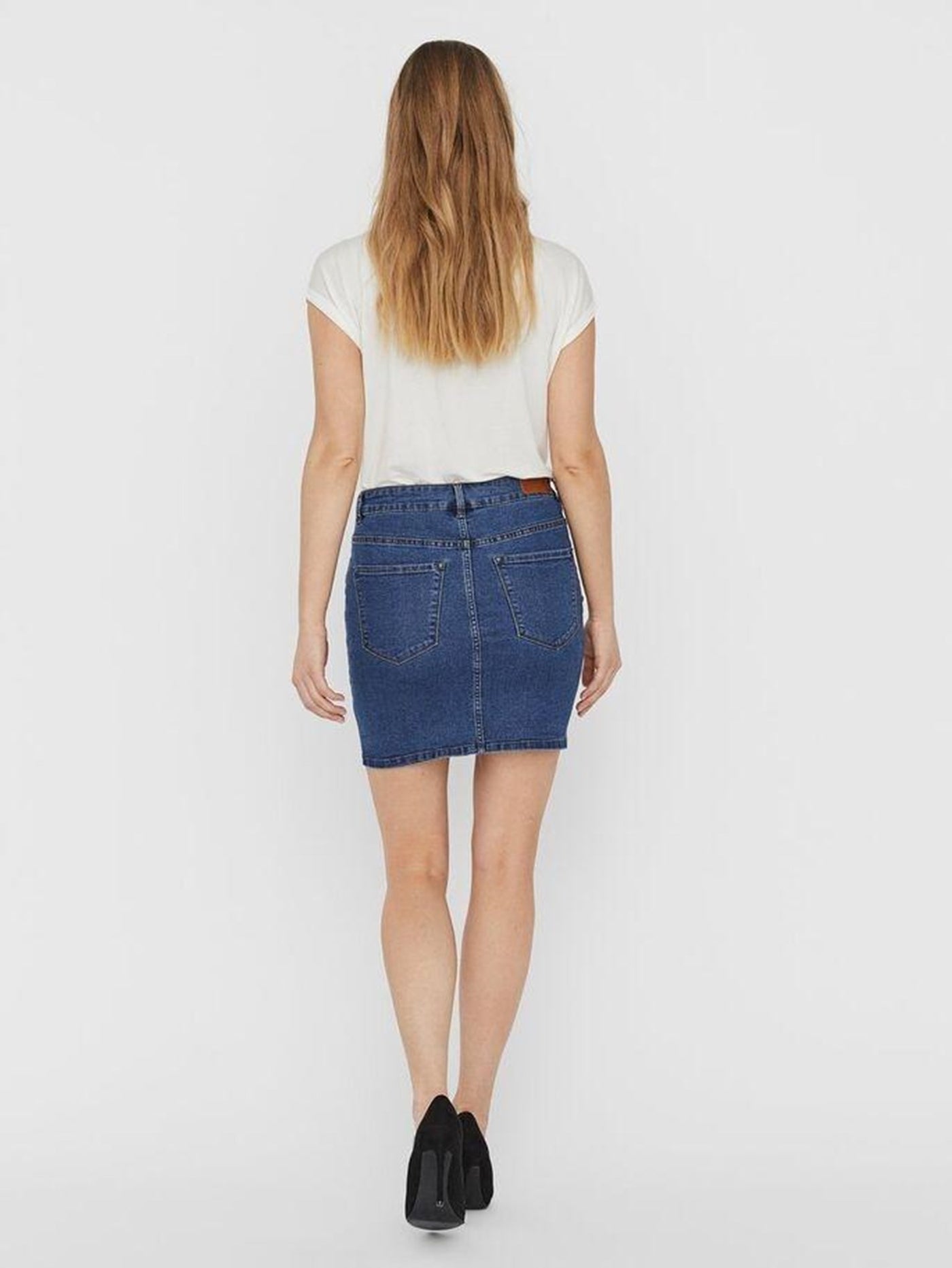 Hot Seven Skirt - Blue Denim - Vero Moda - Blue 2