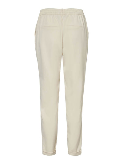 Maya Pants (wide model) - Birch - Vero Moda - White 2