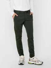 Load image into Gallery viewer, Mark Pants - Dark green (patterned) - Only &amp; Sons - Green
