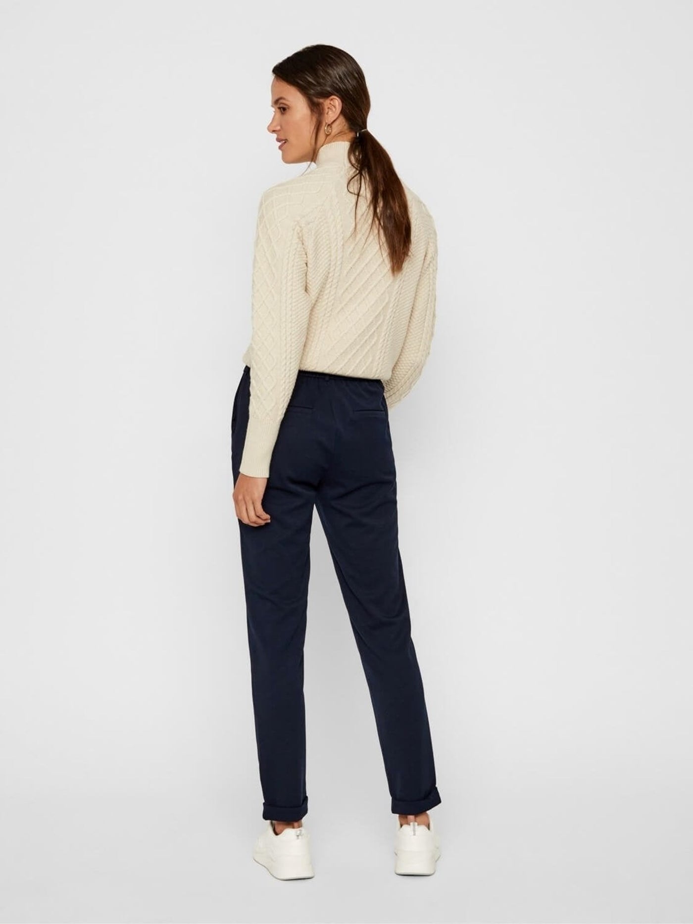 Maya Pants (wide model) - Navy - Vero Moda - Blue 3