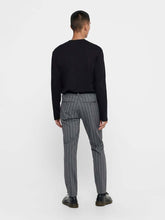 Load image into Gallery viewer, Mark Pants Stripy - Light gray - Only &amp; Sons - Grey 5
