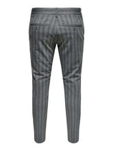 Load image into Gallery viewer, Mark Pants Stripy - Light gray - Only &amp; Sons - Grey 4
