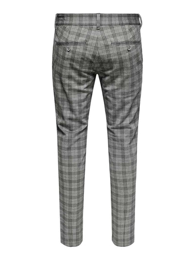 Mark Pants checkered - Light gray - Only & Sons - Grey 2