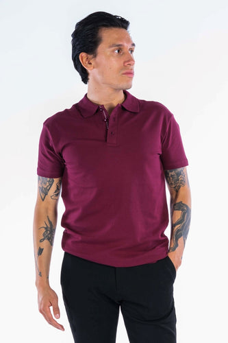 Performance Polo - Burgundy red - TeeShoppen - Red