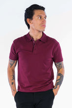 Load image into Gallery viewer, Performance Polo - Burgundy red - TeeShoppen - Red 3
