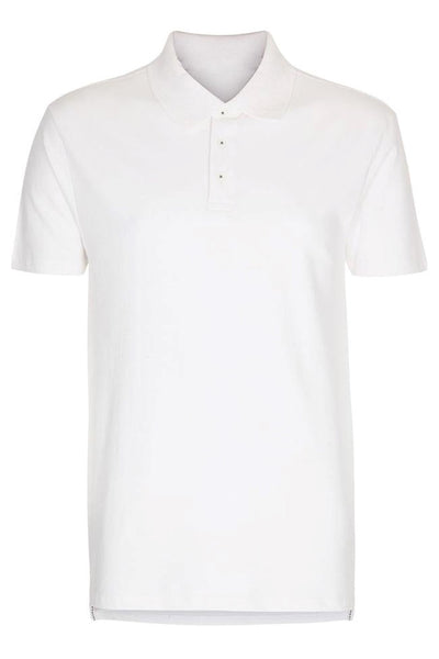 Performance Polo - White - TeeShoppen - Black