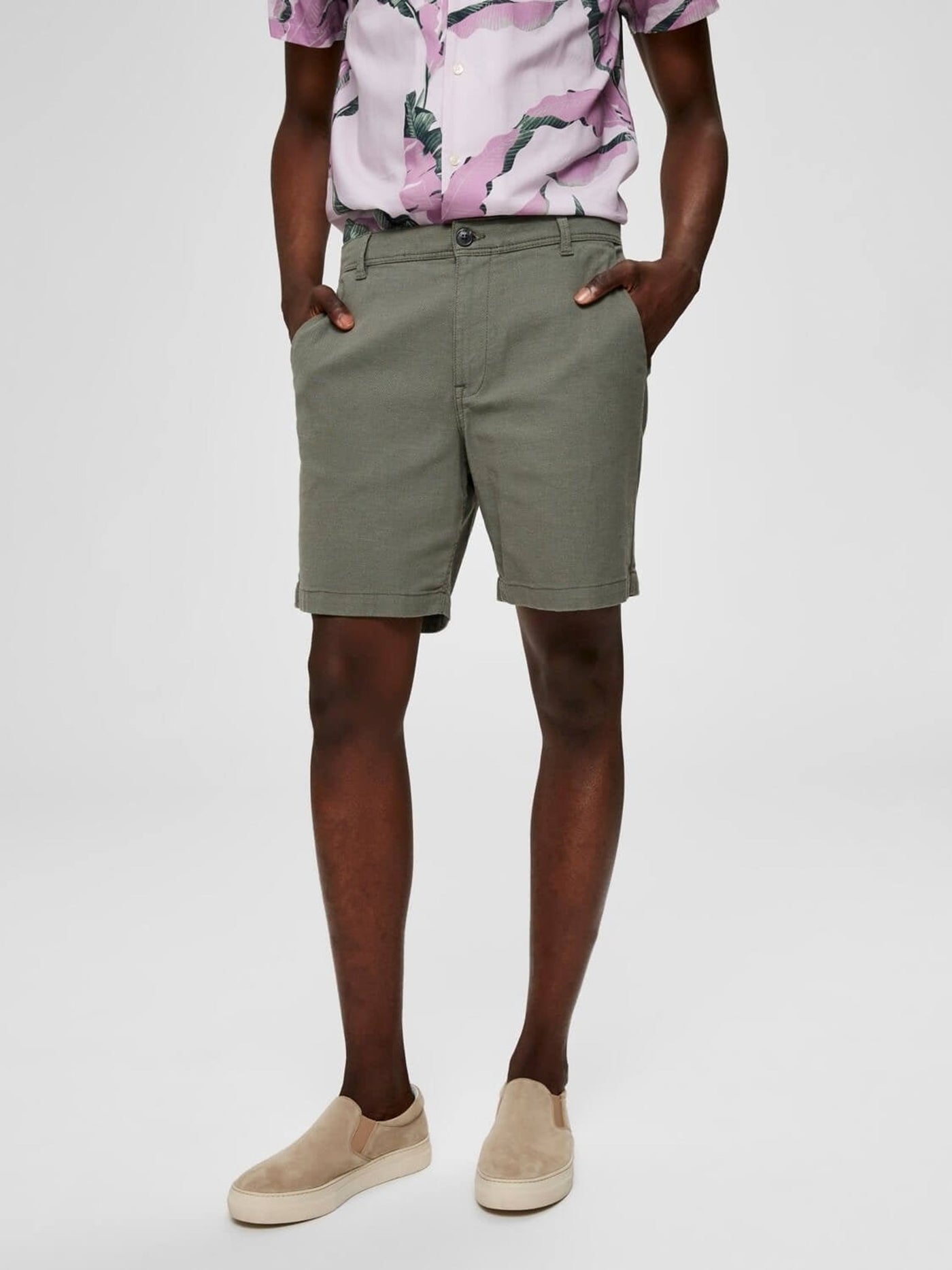 Storm Flex Shorts - Green - Selected Homme - Green