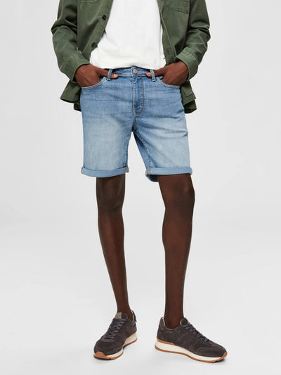 Alex Shorts - Denim Blue - Selected Homme - Blue 3