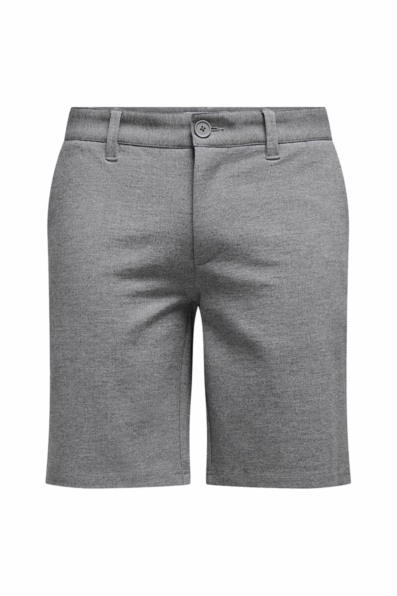 Chino Shorts - Mottled gray - TeeShoppen - Grey 5