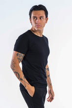 Load image into Gallery viewer, Performance T-shirt - Black - TeeShoppen - Black 2
