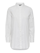 Afbeelding in Gallery-weergave laden, Jiva Long Sleeved Shirt - Cloud Dancer - PIECES - White 3
