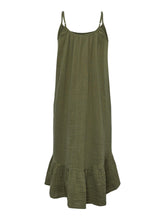 Charger l&#39;image dans la galerie, Lelou Slip dress - Sea Spray - PIECES - Green 5
