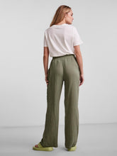 Afbeelding in Gallery-weergave laden, Lelou highwaist pants - Sea Spray - PIECES - Green 4
